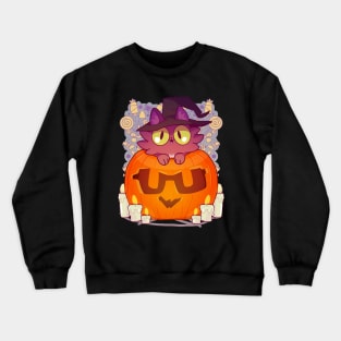 Halloween Kitty Crewneck Sweatshirt